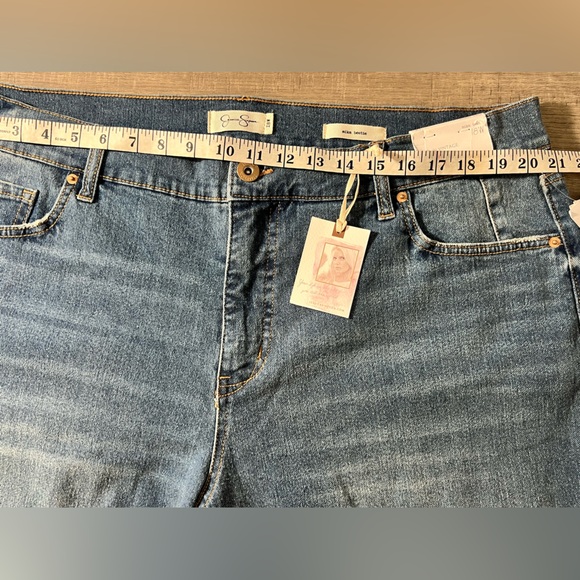 Jessica Simpson Mika Best Friend Slouchy Skinny boyfriend denim jeans 18W - Picture 3 of 12